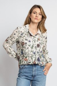 Shirt, Floral Print