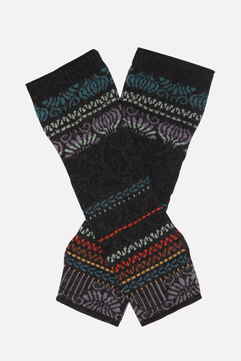 Wrist Warmers, Geometric Pattern