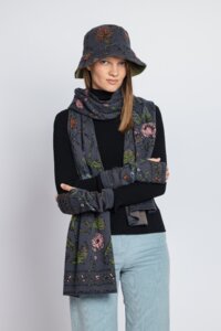 Scarf, Floral Pattern