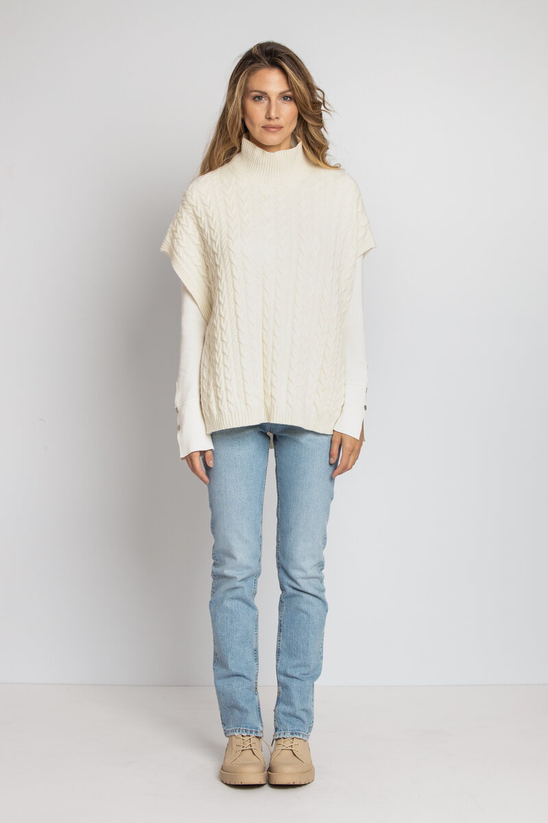Sleeveless Pullover, Structure Pattern