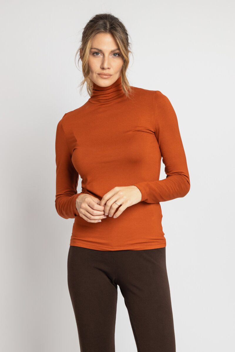 T-Shirt, Roll-Neck