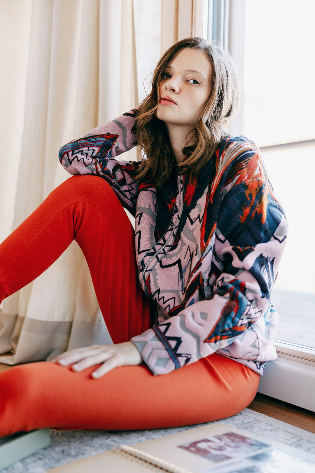 Bomber Jacket, Artistic Pattern