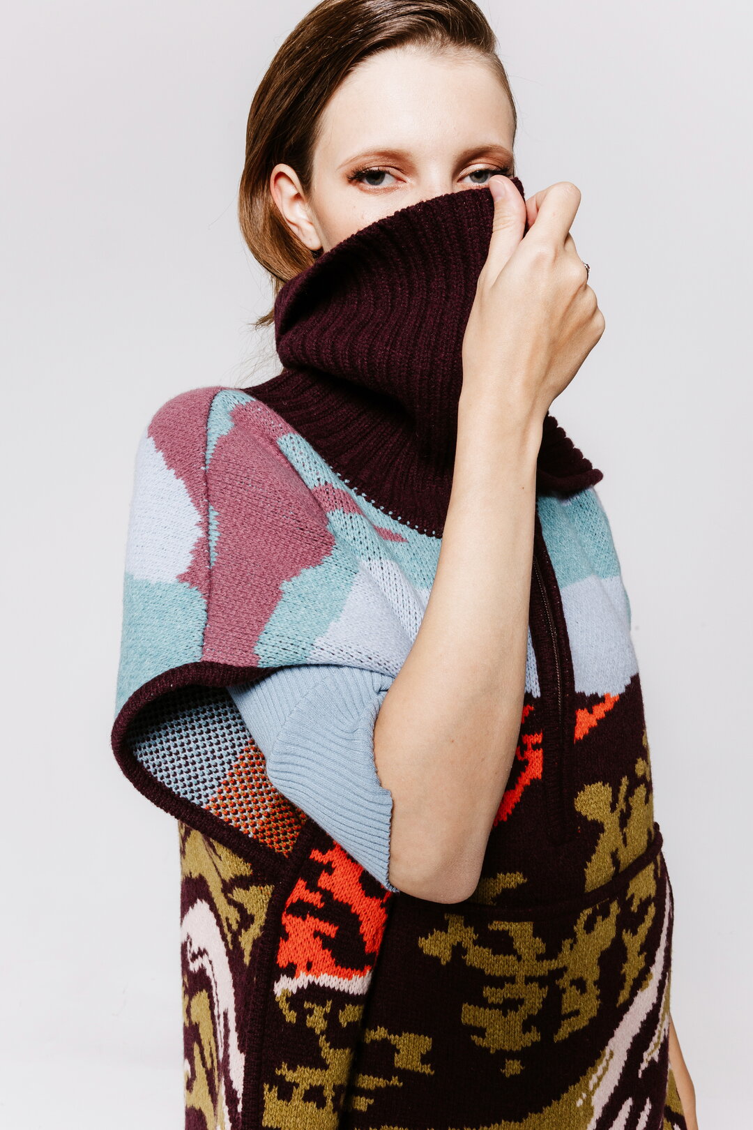 Poncho, Landscape Pattern