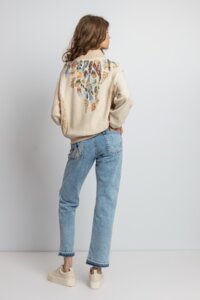 Jeans Pants with Embroidery