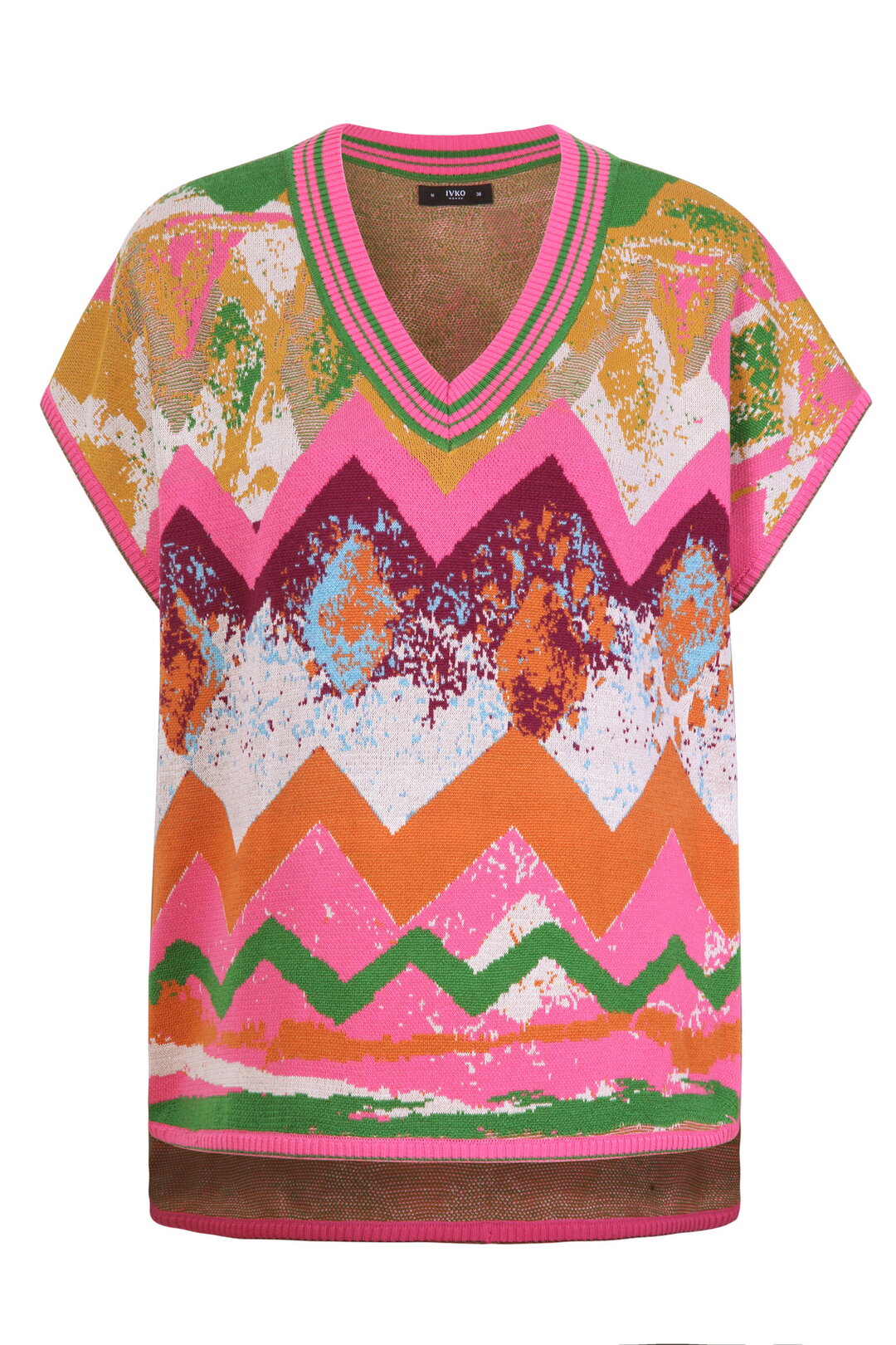 Sleeveless Pullover, Root Pattern