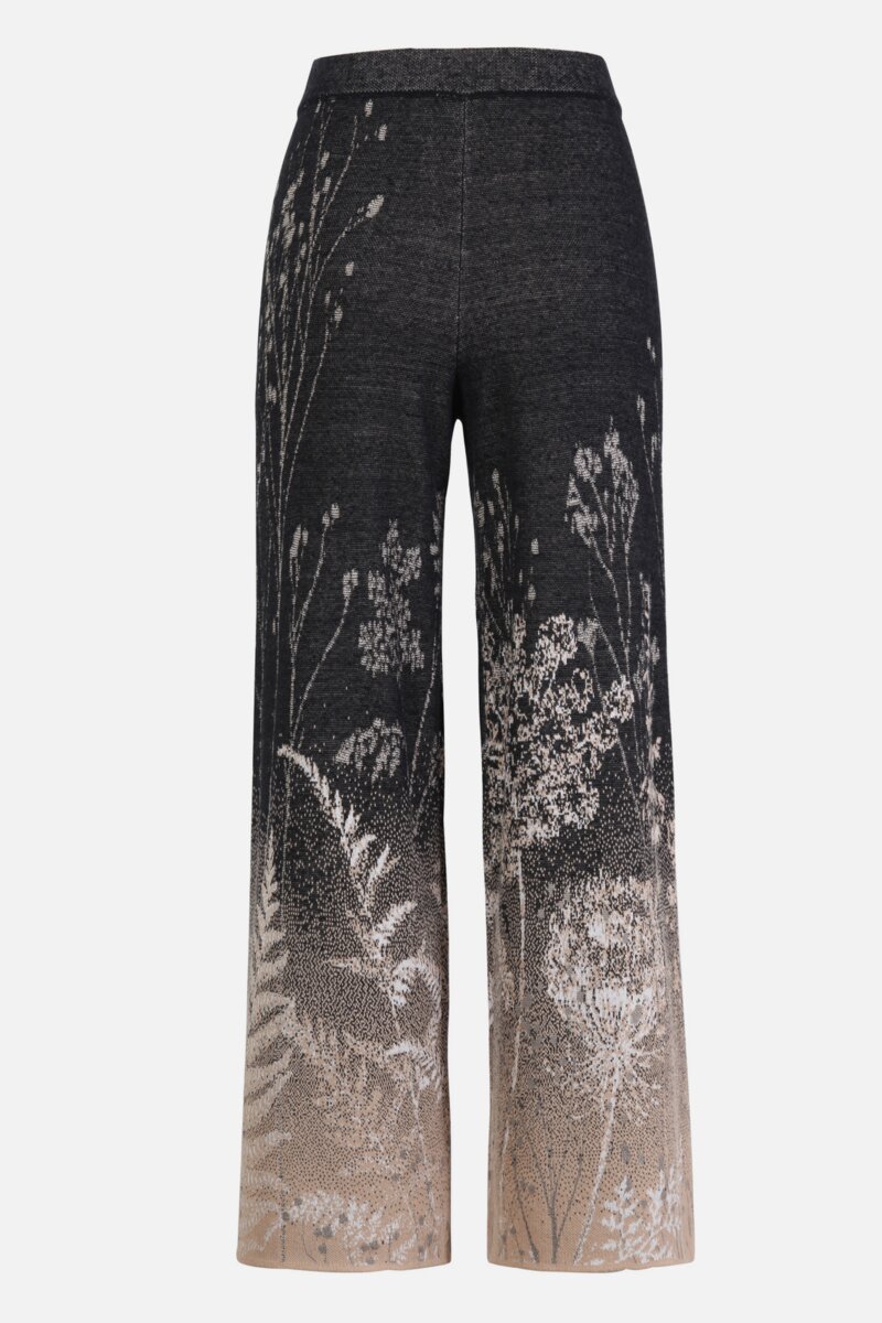 Jacquard Brocade Pants, Shadow Pattern
