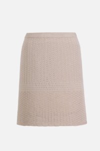 Solid Mini Skirt, Structure Pattern