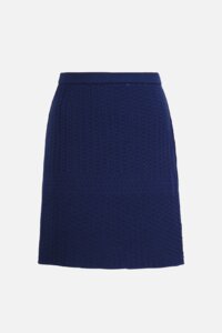 Solid Mini Skirt, Structure Pattern