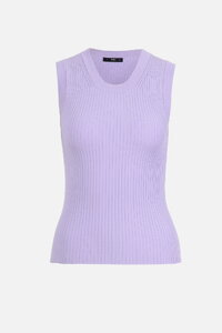 Solid Pullover, Rib Pattern
