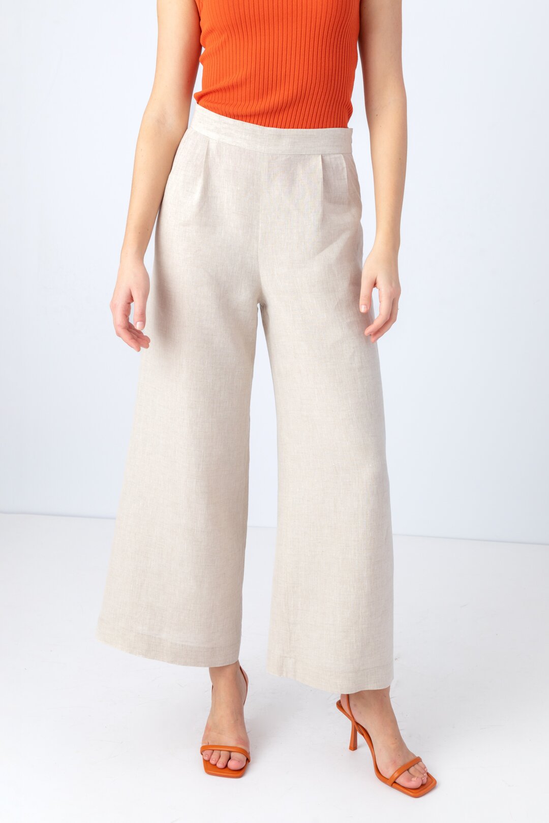 Solid Linen Pants
