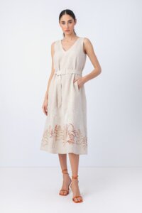 Embroidered Dress, Shadow Motif