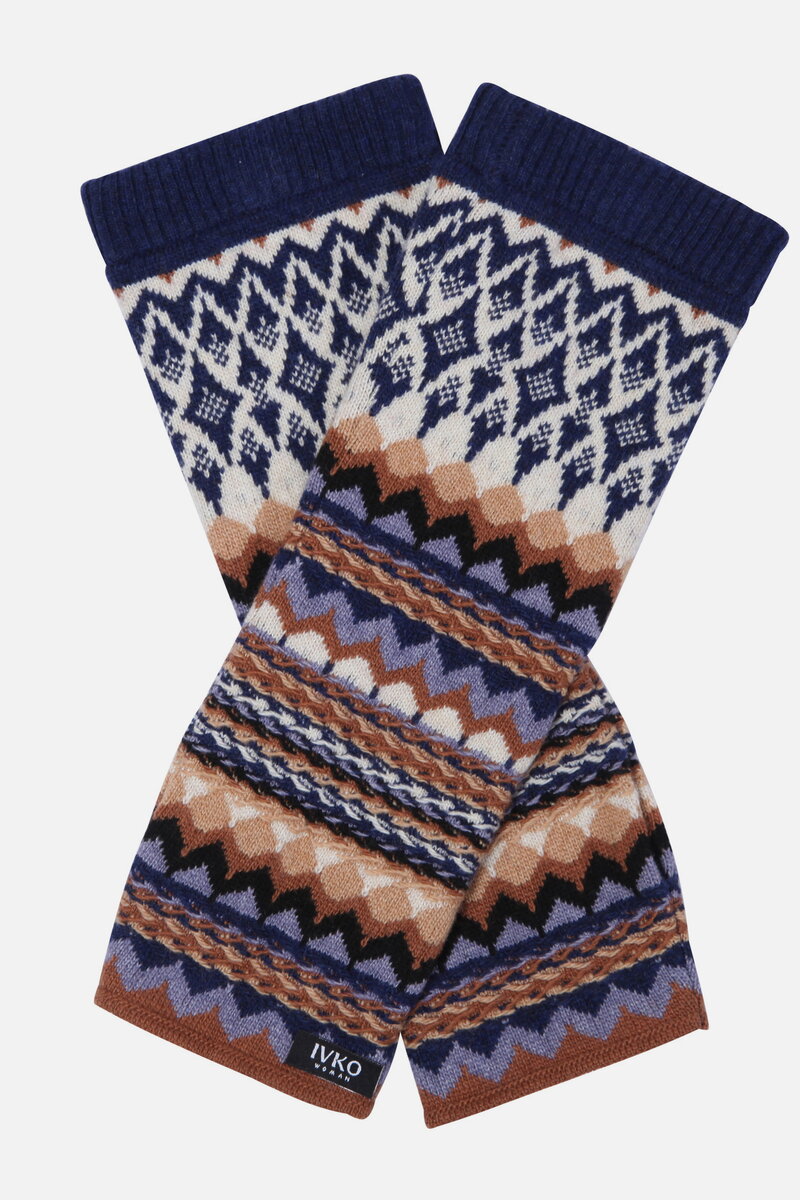 Wrist warmers, Geometric Pattern