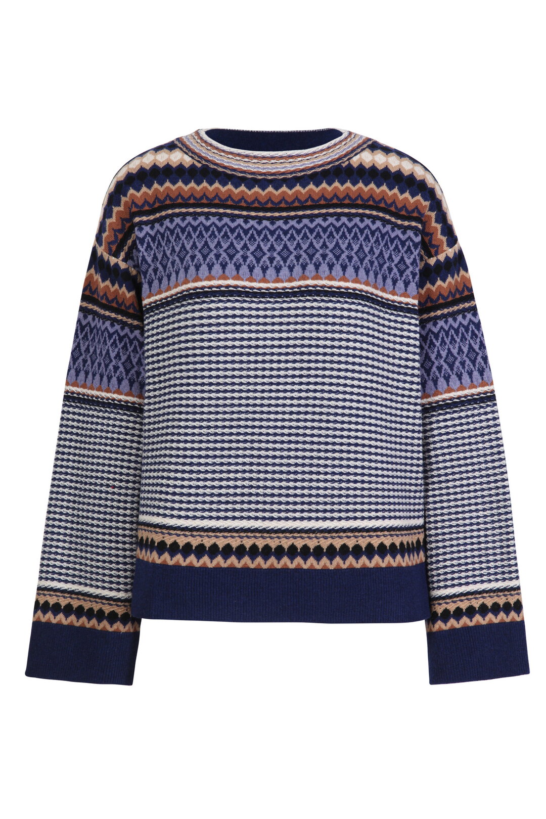Jacquard Pullover, Structure Pattern