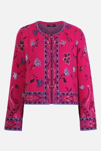 Strickjacke, Ornamentale Blume