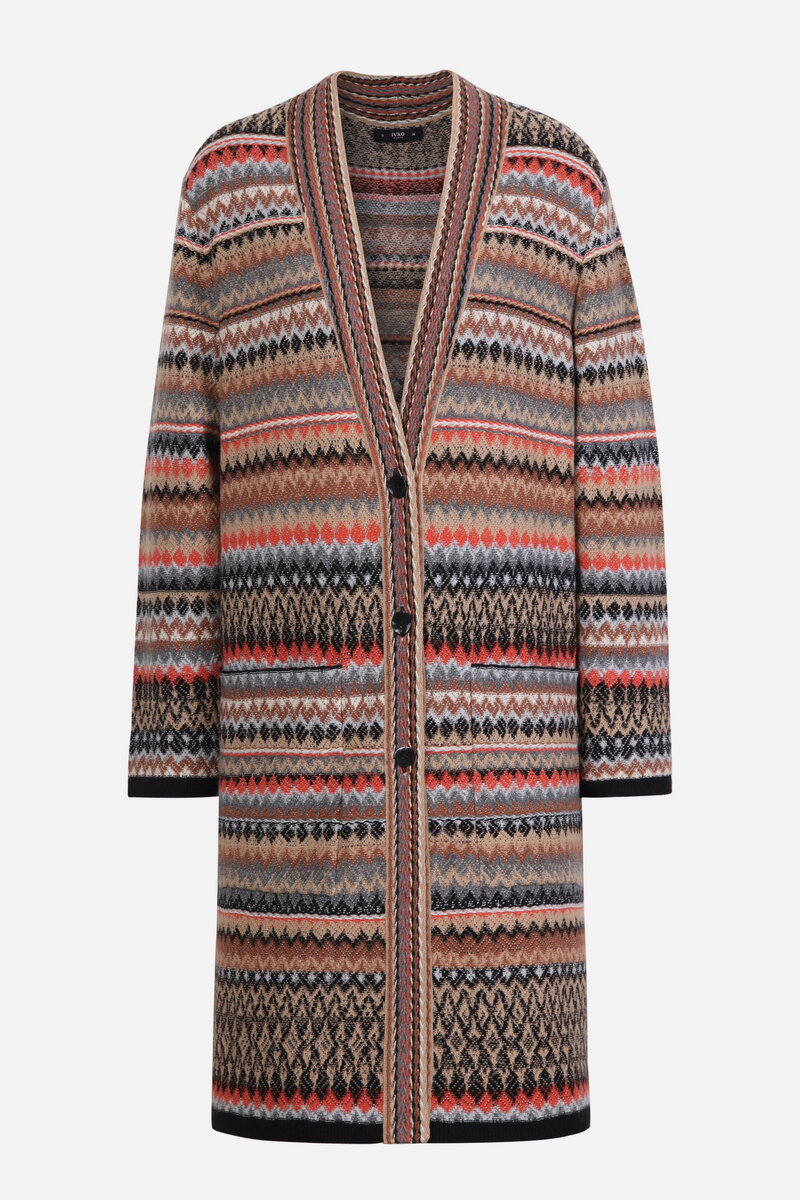 Manteljacke, Geometrisches Muster