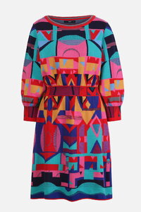 Dress, Abstract Pattern