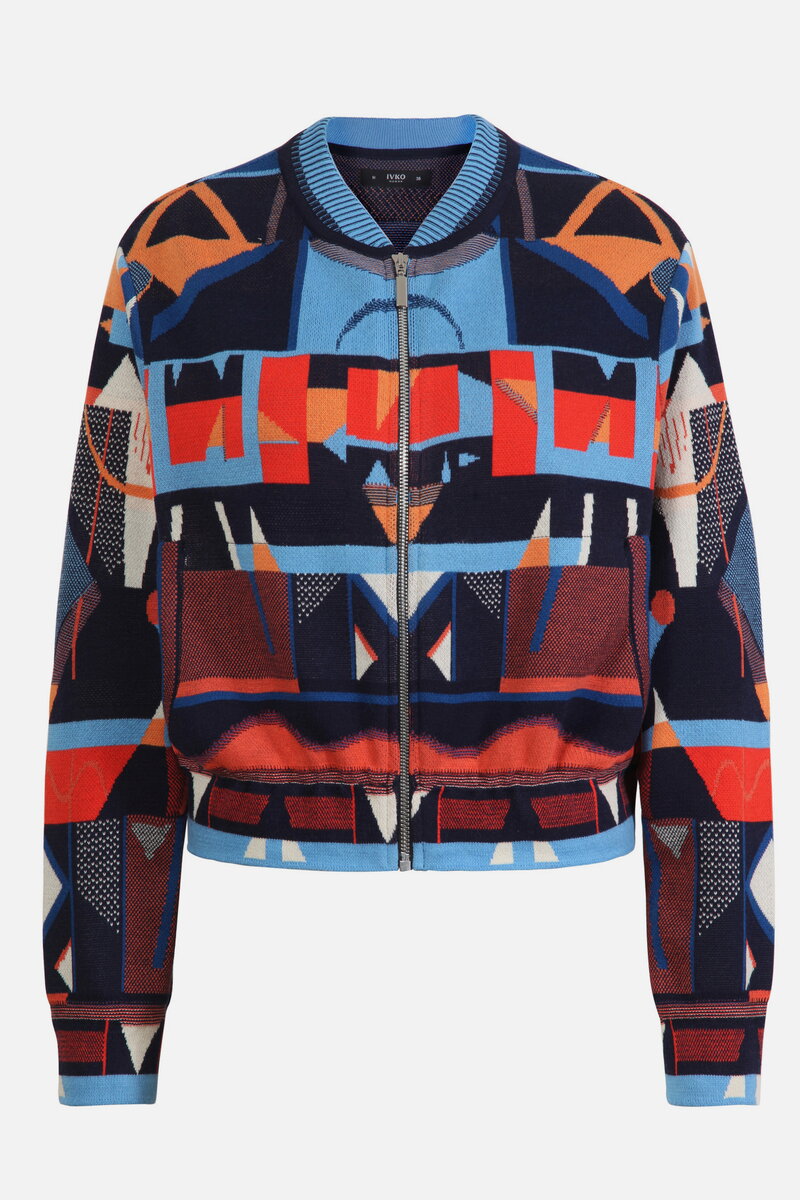 Bomber Jacket, Abstract Pattern