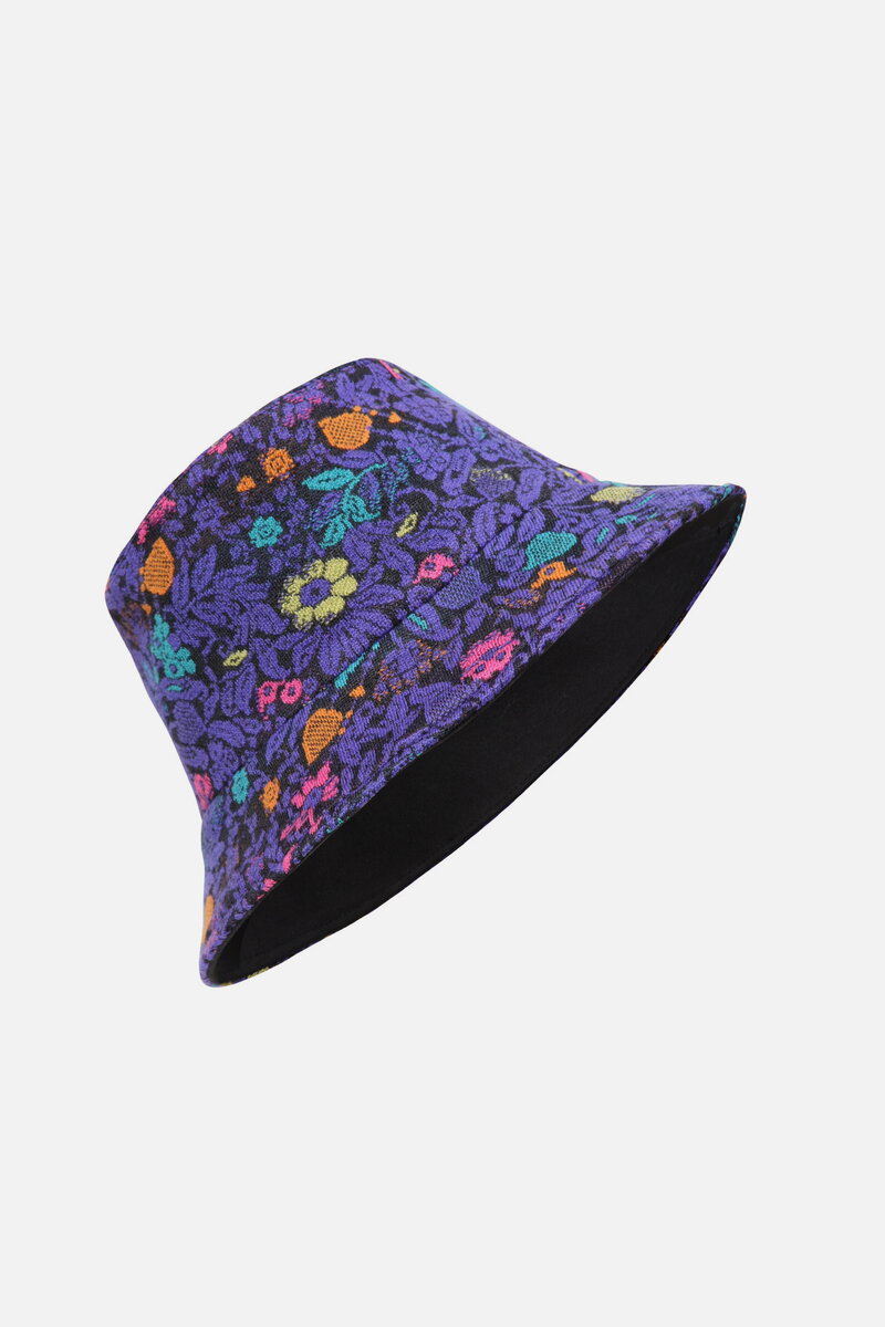 Cap, Floral Pattern