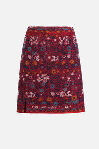 A-Line Skirt, Floral Pattern