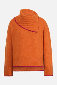 Solid Roll-Neck Pullover