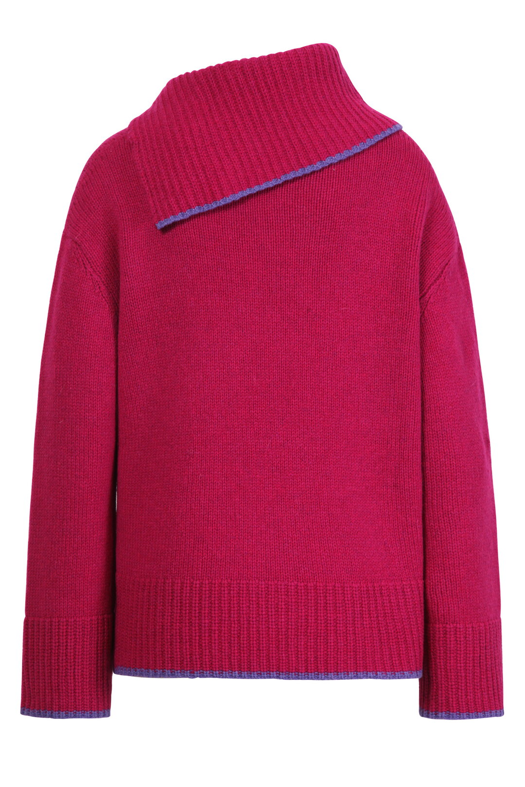 Unifarbener Rollkragenpullover