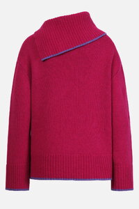 Solid Roll-Neck Pullover