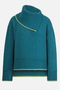 Solid Roll-Neck Pullover