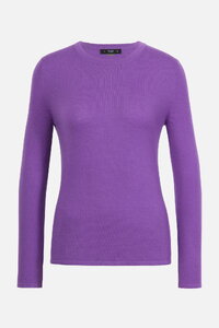 Jednobojni Pullover, O-izrez