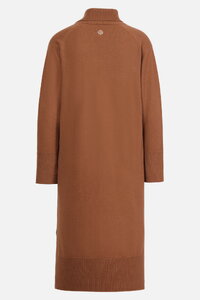 Unifarbenes Kleid, Turtleneck