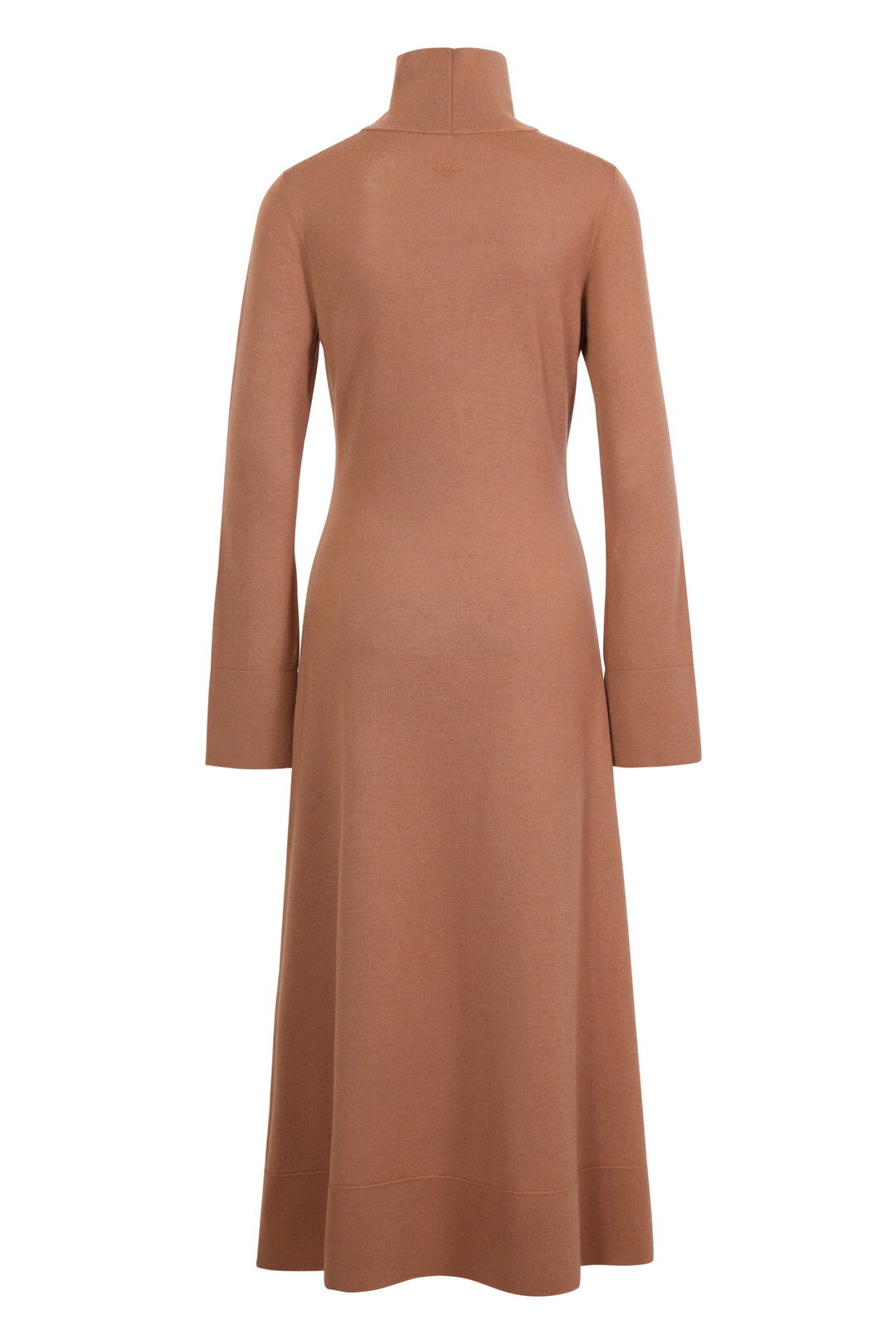 Solid Dress, Roll-Neck