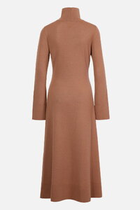 Solid Dress, Roll-Neck