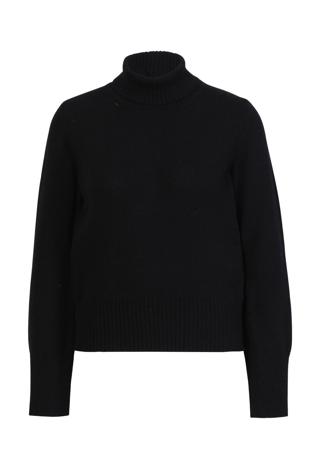 Solid Pullover, Turtleneck