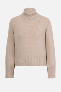 Unifarbener Pullover, Turtleneck