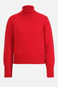 Solid Pullover, Turtleneck