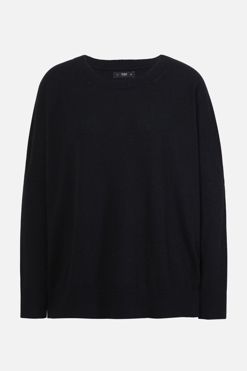 Solid Pullover, O-Neck