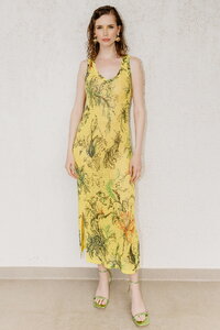 Printed Dress, Seabed Motif