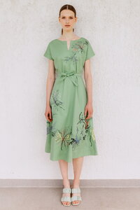 Poplin  Embroidery Dress