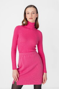Ribbed Pullover, Turtleneck