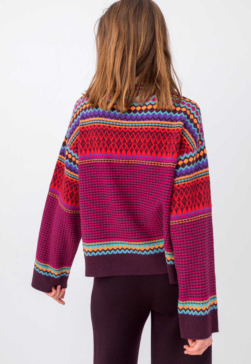 IVKO Jacquard Pullover Structure Pattern 232730