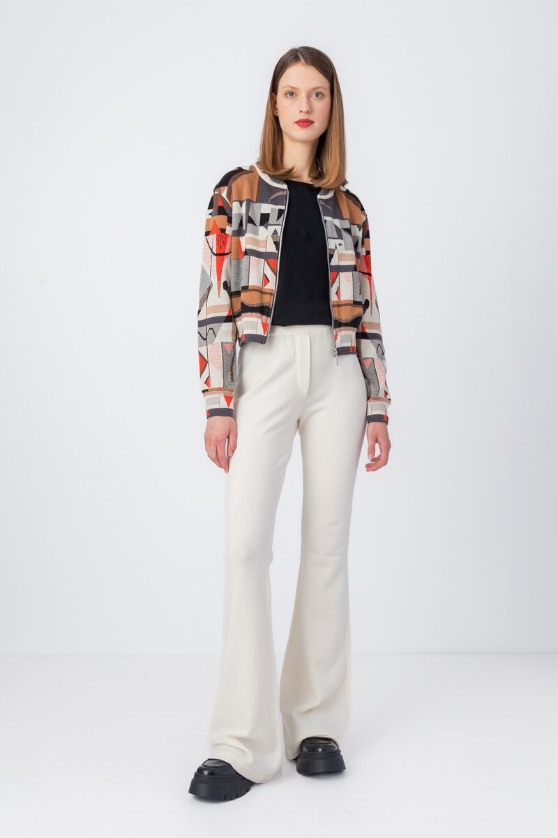 Bomber Jacket, Abstract Pattern