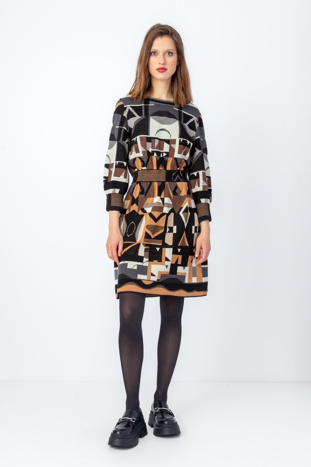 Dress, Abstract Pattern