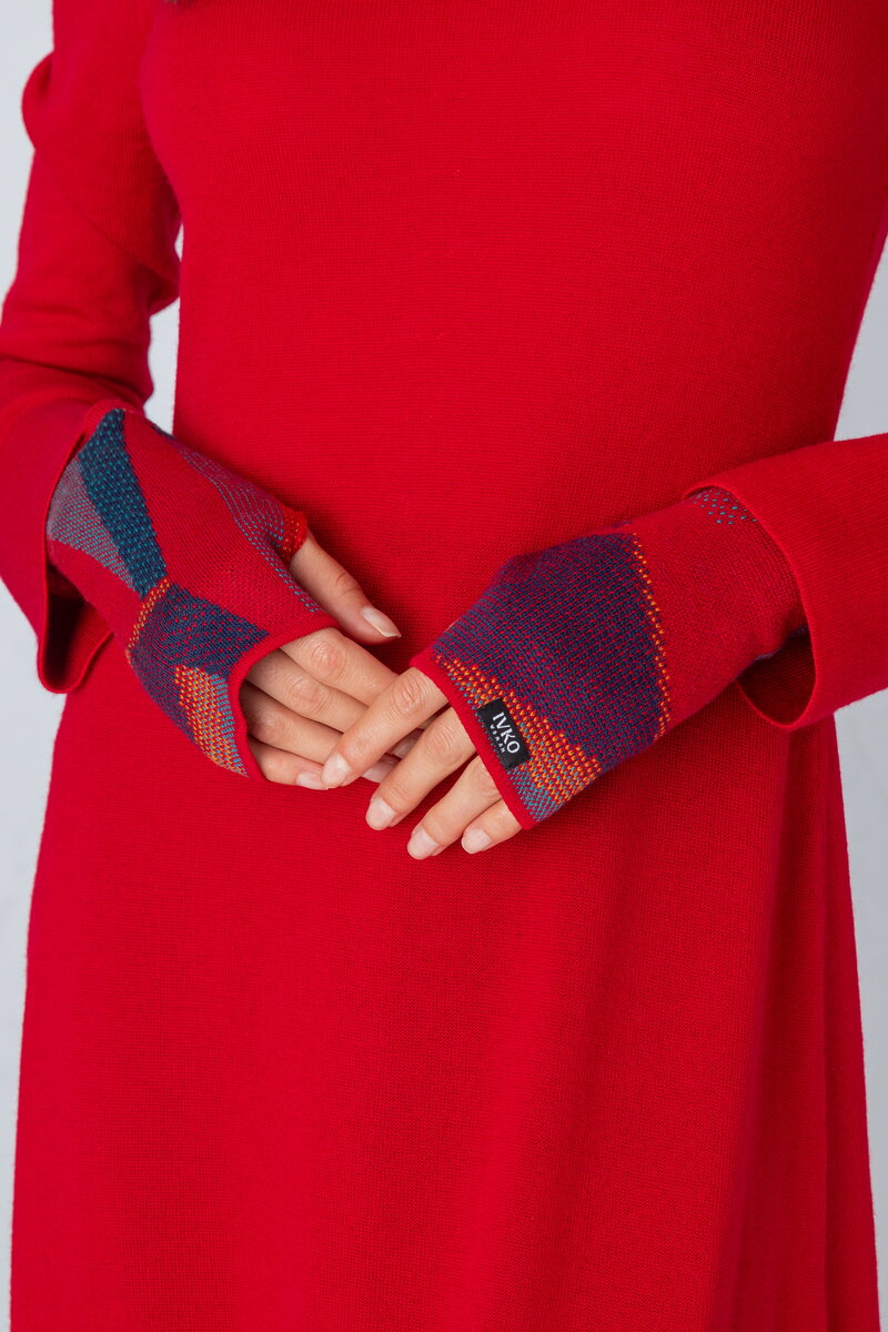 Wrist warmers, Abstract Pattern