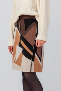 Skirt, Abstract Pattern