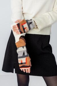 Wrist warmers, Abstract Pattern