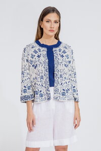 Jacquard Cardigan, Andalusia Pattern