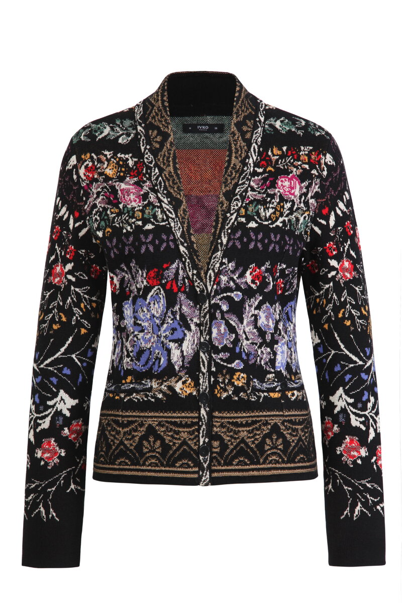 Jacquard-Jacke, Andalusien Motiv