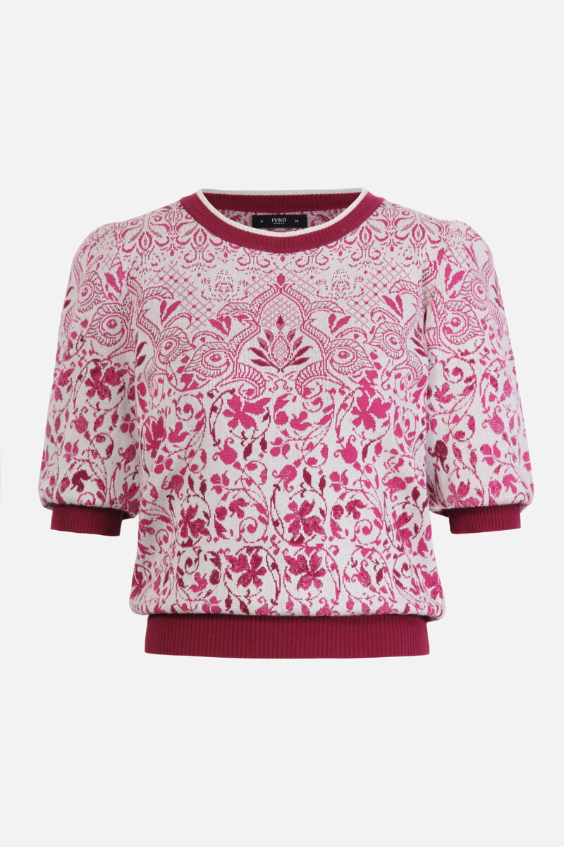 Jacquard-Pullover, Alhambra Motiv