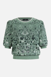 Jacquard Pullover, Alhambra Pattern