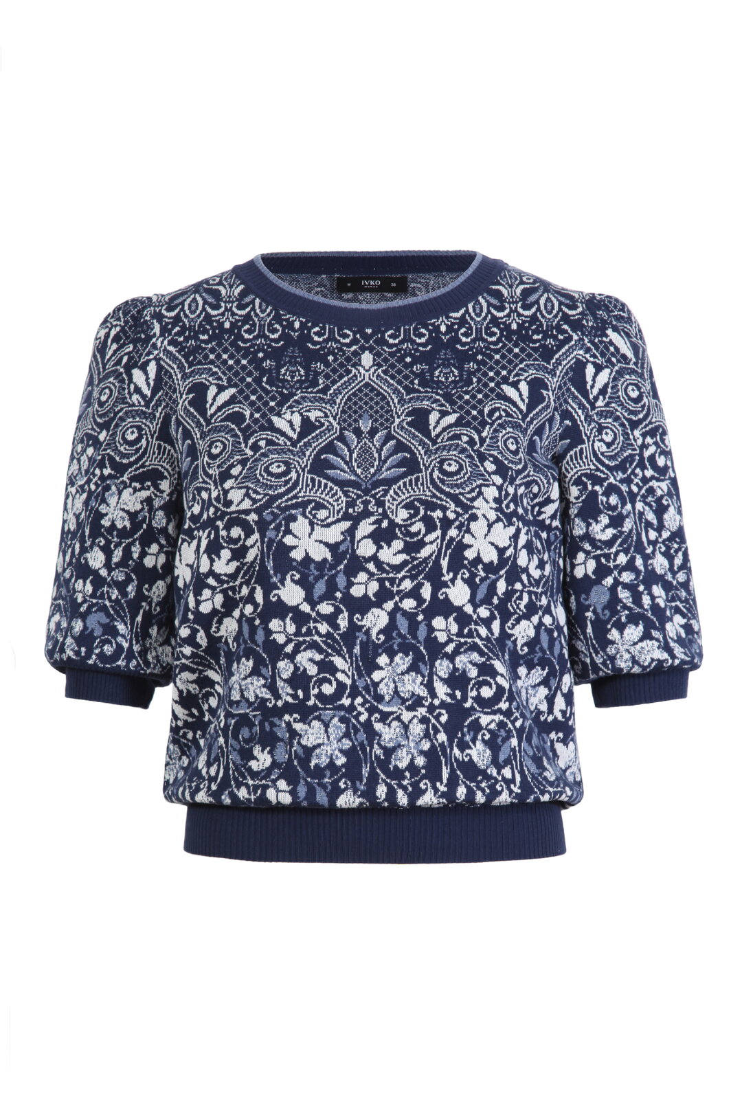 Jacquard-Pullover, Alhambra Motiv