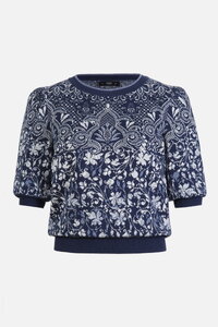 Jacquard-Pullover, Alhambra Motiv